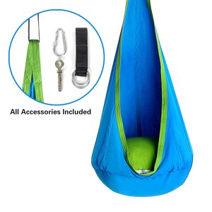 Sedia a dondolo sensoriale moderna e confortevole GSD per esterni con kit di montaggio, in tessuto, per uso generale, arredo da esterno per parchi - Product Image 5