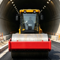 Compacteur vibrant à tambour unique de 20 tonnes, puissant, 400 kN, pour les grands projets de construction