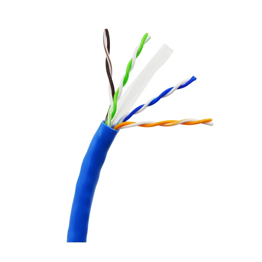 Cat6 UTP 4PR 24awg Network Cable CCA Cat6 Cable