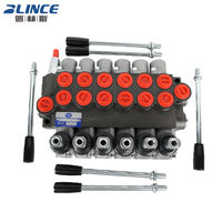 Distributeur hydraulique électro-hydraulique, électrovannes directionnelles hydrauliques, bobine 24v 12 volts, télécommande, vannes hydrauliques