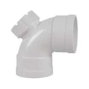 90 Degree Elbow With Door PVC drainage pipe fittings high quality product plumbing coupling for water drainage