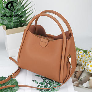 AndoBag Genuine Leather <b>Work</b> Handbag <b>for</b> <b>Women</b> Lady Fashion Simple Shoulder Crossbody <b>Bag</b> Portable Commuter Bucket <b>Bags</b> 3106 - Product Image 1