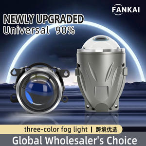 FANKAI X9 de Alta Potencia, Lente de Luz Antiniebla LED Tricolor de 3.0 Pulgadas con Doble Lámpara, Luz Amarilla-Blanca, 6+1 Chips, Luces de Conducción, 50000h - Product Image 6