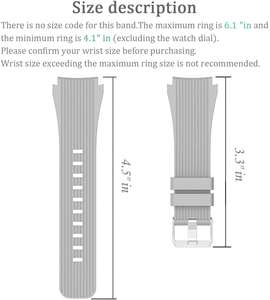 Venta al por mayor de 22mm correa de reloj <span class=keywords><strong>para</strong></span> Samsung <span class=keywords><strong>Gear</strong></span> <span class=keywords><strong>S3</strong></span> correa de silicona suave - Product Image 2
