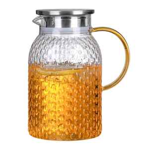 Hxglass haute borosilicate verre bouilloire à eau chaude 1800ml grand clair ambre Smoot lait jus cruche Camping bouilloire Teekanne <span class=keywords><strong>Glas</strong></span> - Product Image 5