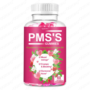 OEM Private Labels <span class=keywords><strong>PMS</strong></span> Gummies Produit populaire Supplément naturel pour l'équilibre hormonal pour les femmes Efficacité antioxydante Soutient <span class=keywords><strong>PMS</strong></span> - Product Image 6