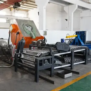 Otomatik alüminyum külçe sürekli döküm makinesi bakır çinko pirinç külçe metal döküm makineleri