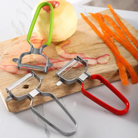 Fabrieks-OEM groothandel keuken gadgets fruit- en groentegereedschap PP handvat roestvrij staal Y-vormige aardappel mango ui schiller