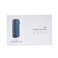 Diffuseur d'aromathérapie ultrasonique électrique USB en plastique pour voiture, désodorisant sans eau personnalisé, machine diffuseur de parfum 5 ml