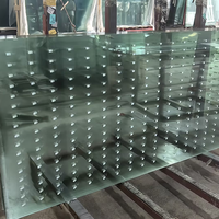 Verre feuilleté sur mesure certifié CE pour bâtiments, balcons et escaliers