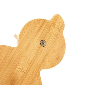 Porte-clés de voiture créatif en bambou Boîte à cintres Ornement de maison Plateau d'entrée Rack Plateau de rangement élégant - Product Image 1