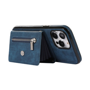 Étui de téléphone portefeuille en cuir de style professionnel de luxe avec poignet et longue bandoulière pour iPhone 15 14 <span class=keywords><strong>Pro</strong></span> Max étui de téléphone avec support - Product Image 6