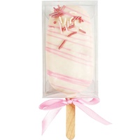 Boîte à crème glacée en plastique transparente, sans danger pour aliments, Pet cosmétique