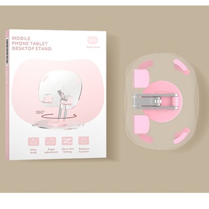 Transparente 720 altura giratoria ajustable plegable ABS Material impermeable magnético portátil soporte para teléfono de escritorio soporte para tableta - Product Image 6