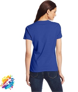 Camiseta Casual a Rayas de Manga Corta para Mujer, 100% Algodón, Personalizable con Tinte, al por Mayor, de Formula1 Industries - Product Image 2
