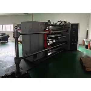 중국 공장 전체 세트 자동 접착 테이프 만들기 기계 자동 핫 스탬핑 호일 절단 기계
