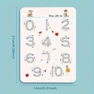 Cahier d'exercices magiques 2026 : Livre de lecture, écriture de chiffres et de lettres, ensemble de cahiers réutilisables pour enfants - Product Image 6