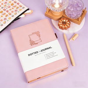 Carnet de notes en similicuir de qualité supérieure en gros - Bordure dorée personnalisée avec feuille d'or, élégant carnet d'écriture pour le bureau et les cadeaux - Product Image 2