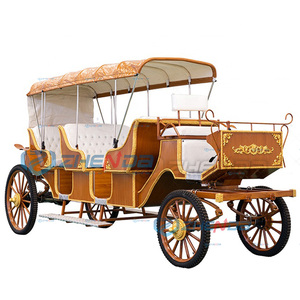 9 Chariots de Mariage pour 9 Passagers en Couleurs Personnalisées, Chariot de Tourisme Sans Chevaux, Transport Spécial - Product Image 1