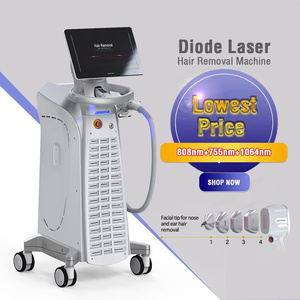 Dispositivo de Depilación Láser de Diodo <span class=keywords><strong>Taibo</strong></span> Beauty de 4 Longitudes de Onda y 808nm con Enfriamiento y Mango Intercambiable para Uso Comercial - Product Image 1