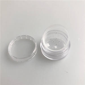 10g 15G 20g Frascos redondos transparentes para crema facial Frascos para polvos sueltos Frascos para envases cosméticos. - Product Image 3