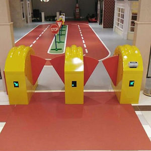 <span class=keywords><strong>Nuevo</strong></span> torniquete de solapa antipellizco de alto rendimiento de seguridad de acero inoxidable 304 personalizado para parque infantil - Product Image 6