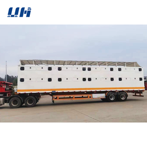 Marque YIHAI 2 essieux 20 /30 bétail et moutons transport d'animaux semi-remorque piquet clôture semi-remorque - Product Image 4