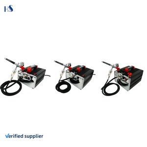 HS-216K エアブラシ テンポラリータトゥー マシン メイクアップ エアブラシガン ネイル用 エアブラシセット - Product Image 4