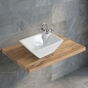 Lavabo de salle de bain de petite taille en céramique de luxe de qualité d'exportation, bon prix en provenance d'Inde - Product Image 3