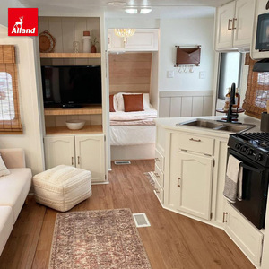 Armoire de cuisine minimaliste en <span class=keywords><strong>bois</strong></span> personnalisée 3D Alland pour camping-car, avec rangement pour salle à manger, pour camping-car, fourgon - Product Image 5