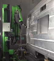 Machine de peinture automatique par pulvérisation, robot CNC 6 axes pour la peinture de pièces automobiles