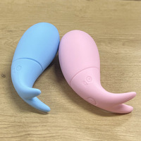 2024 nouveau amusant poisson App saut oeuf vibrateur jouet sexuel pour les femmes Silicone bleu rose dauphin vibrateurs adultes jouets sexuels plaisir