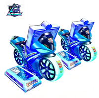 Machine de jeu vidéo d'arcade de course de motos pour enfants à monnayeur à vendre
