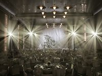 Cabeza móvil LED Polarlights BSW Mini 250W BWS 3 en 1 con haz híbrido CMY+CTO para escenarios, TV y eventos