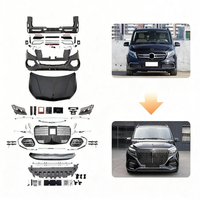 Kit carrosserie professionnel neuf pour Mercedes-Benz Classe V W447 Vito Viano 2016-2024 avec crochet de remorquage et clips - Pièces de mise à niveau du pare-chocs