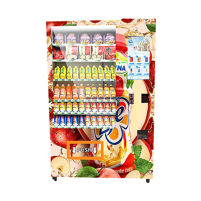 24 Hours Online Self Service Milk Juice Orange Vending Machine