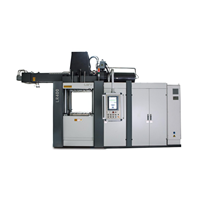 Machine de moulage par injection de caoutchouc LRY400 à haute efficacité de production, contrôlée par PLC, force de serrage de 4000 KN, injection de 4000 à 8000 ml