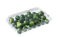 Rechthoek Wegwerp Pet Clear Fruit Groente Verpakking Plastic Transparante Aardbei/Groene Datum/Longan Take Out Container