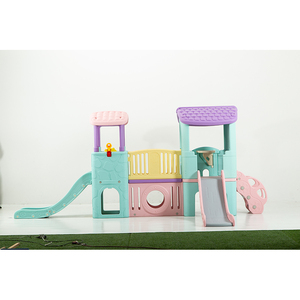 Trẻ em vui chơi giải trí công viên mẫu giáo trẻ em Playhouse sân chơi trong nhà thiết bị nhựa chơi nhà với <span class=keywords><strong>Slide</strong></span> - Product Image 4