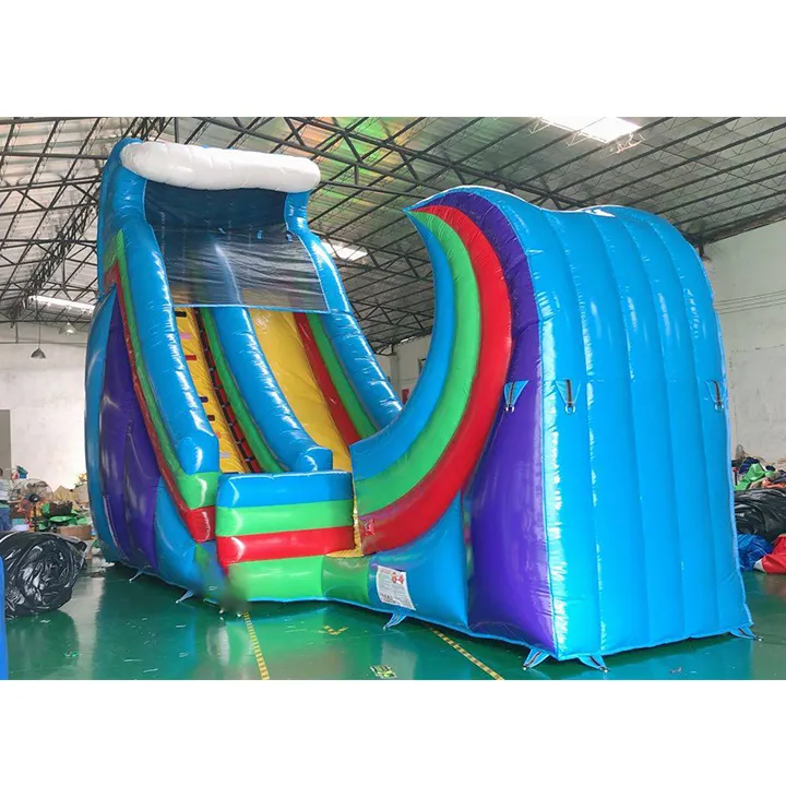 High Quality Waterslide Extreme Slide Rampage Waterslide half pipe Inflatable Water for sale