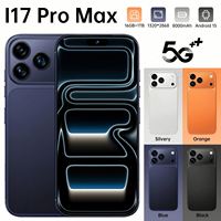 Smartphone Chinois I17 Pro Max 5G Octa Core Triple Caméra 108MP 16Go+1To 8000mAh Charge Rapide Vente Flash Transfrontalière