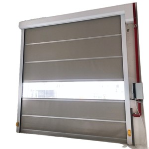 Puerta enrollable para sala limpia Puerta enrollable transparente Puerta enrollable antigua Puerta de alta velocidad de PVC - Product Image 6