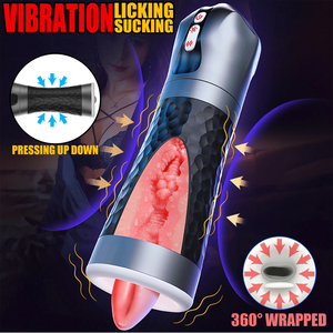 Masturbador Automático Masculino con 5 Modos, Copa de Succión Profunda, Vibrador de Pene, Estimulador de Glande, Juguetes Sexuales para Hombres - Product Image 1