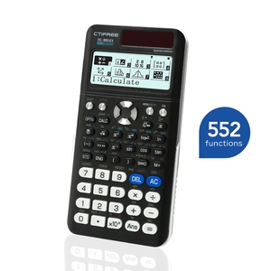 Calculatrice scientifique CTIFREE 2024, cadeau du Nouvel An, 10+2 chiffres, pour étudiants et enfants, 552 fonctions, écran plastique, <span class=keywords><strong>math</strong></span>ématiques scolaires - Product Image 4
