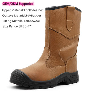 Calzado de Seguridad Inyectado Anti-frío Más Vendido, Botas de Trabajo Cálidas Anti-pinchazos, Botas de Seguridad Anti-deslizantes y Anti-aplastamiento. - Product Image 1