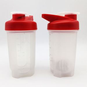 Bouteille de shaker pour boisson protéinée avec logo personnalisé, sans BPA, pour le sport - Product Image 1