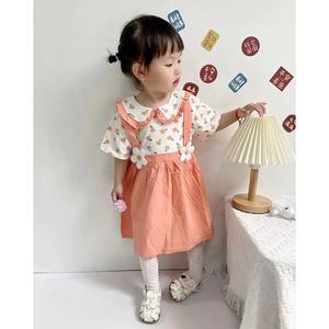 ชุดเสื้อผ้าเด็กน่ารักฤดูร้อนสำหรับเด็กทารกวัยหัดเดินชุดเดรสแขนสั้น<span class=keywords><strong>ร้อย</strong></span>ชิ้น835การ์ตูน - Product Image 3