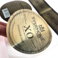 Etiquetas Adhesivas de Papel Impermeables Personalizadas y Biodegradables para Botellas de Whisky/Brandy/Vodka/Cerveza/Vino - Marca SFX