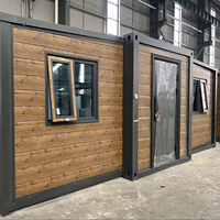 Casa Modular Prefabricada Multifuncional de Doble Ala Expandible, Oficina Agrícola Doble, Cabaña de Vivienda, Estructura de Acero Aislada