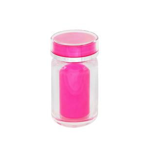 45ml PS Double Wall Sealed Portable Freeze-Dried Powder Peptide <b>Pink</b> Plastic <b>Bottle</b> - Product Image 3